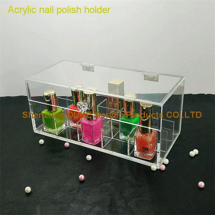Acrylic nail polish holder
