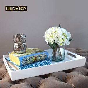 Countertop Dulang Berkhidmat Akrilik Dengan Pemegang
