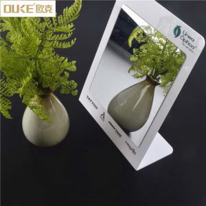 Cermin solek akrilik desktop tunggal Eropah