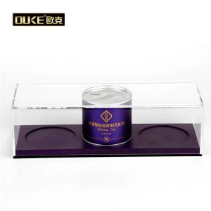 Kes paparan teh akrilik yang bergaya