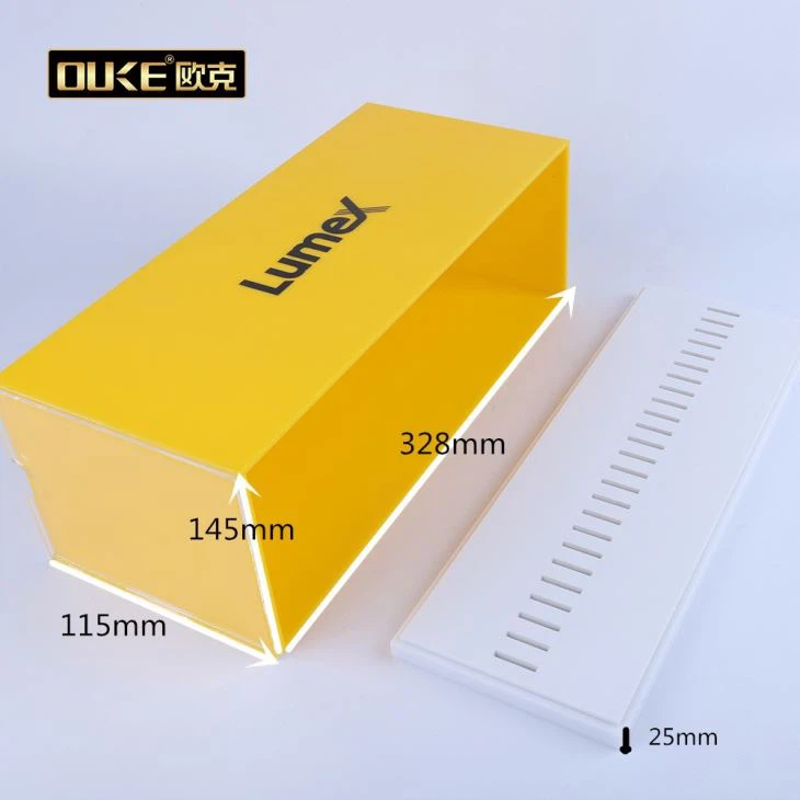 Acrylic Lens Yellow Box With Lid