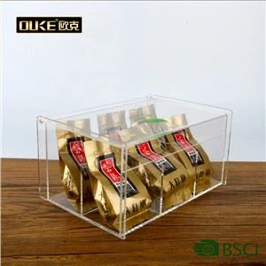 Kotak Teh Akrilik Jelas